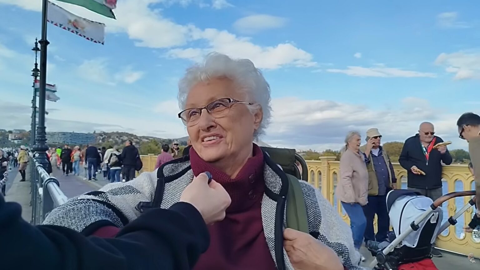 Spontaneous Interview with Viktor Orbán’s Mother at Peace March Goes Viral