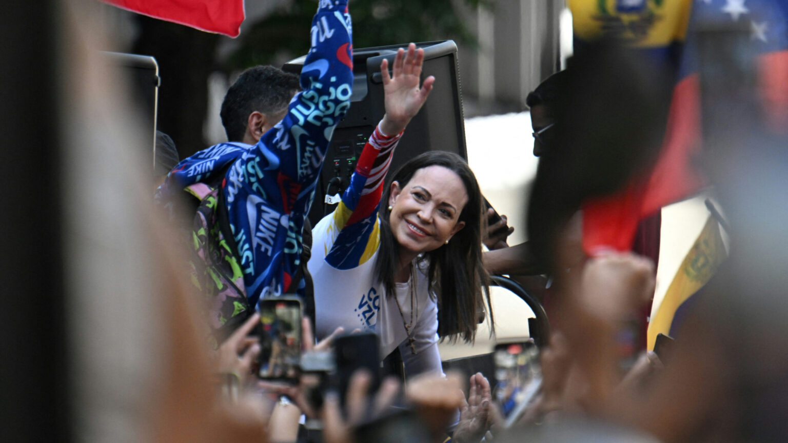 Nobel Peace Laureate María Corina Machado Dedicates Award to Donald Trump
