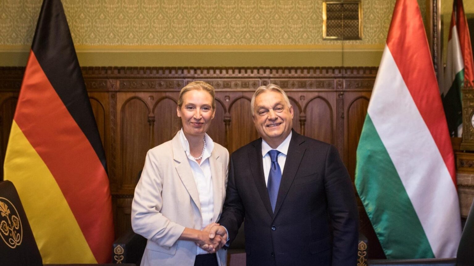 Alice Weidel Meets PM Orbán, Praises Hungary for Hosting Peace Summit