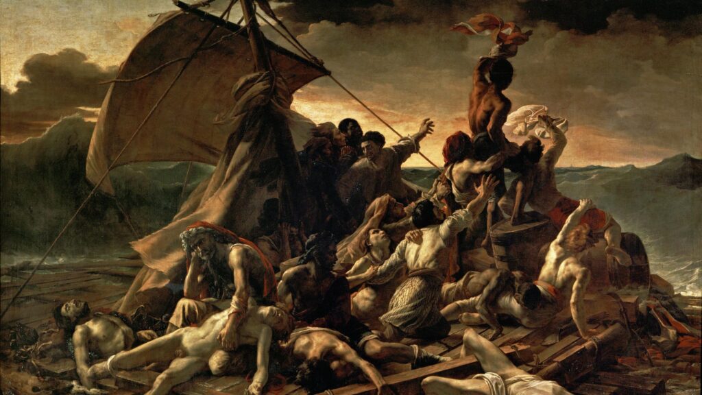 The Raft of the Medusa” by Théodore Géricault (1818–1819)