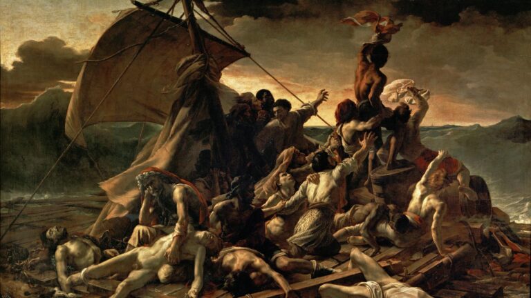 The Raft of the Medusa” by Théodore Géricault (1818–1819)