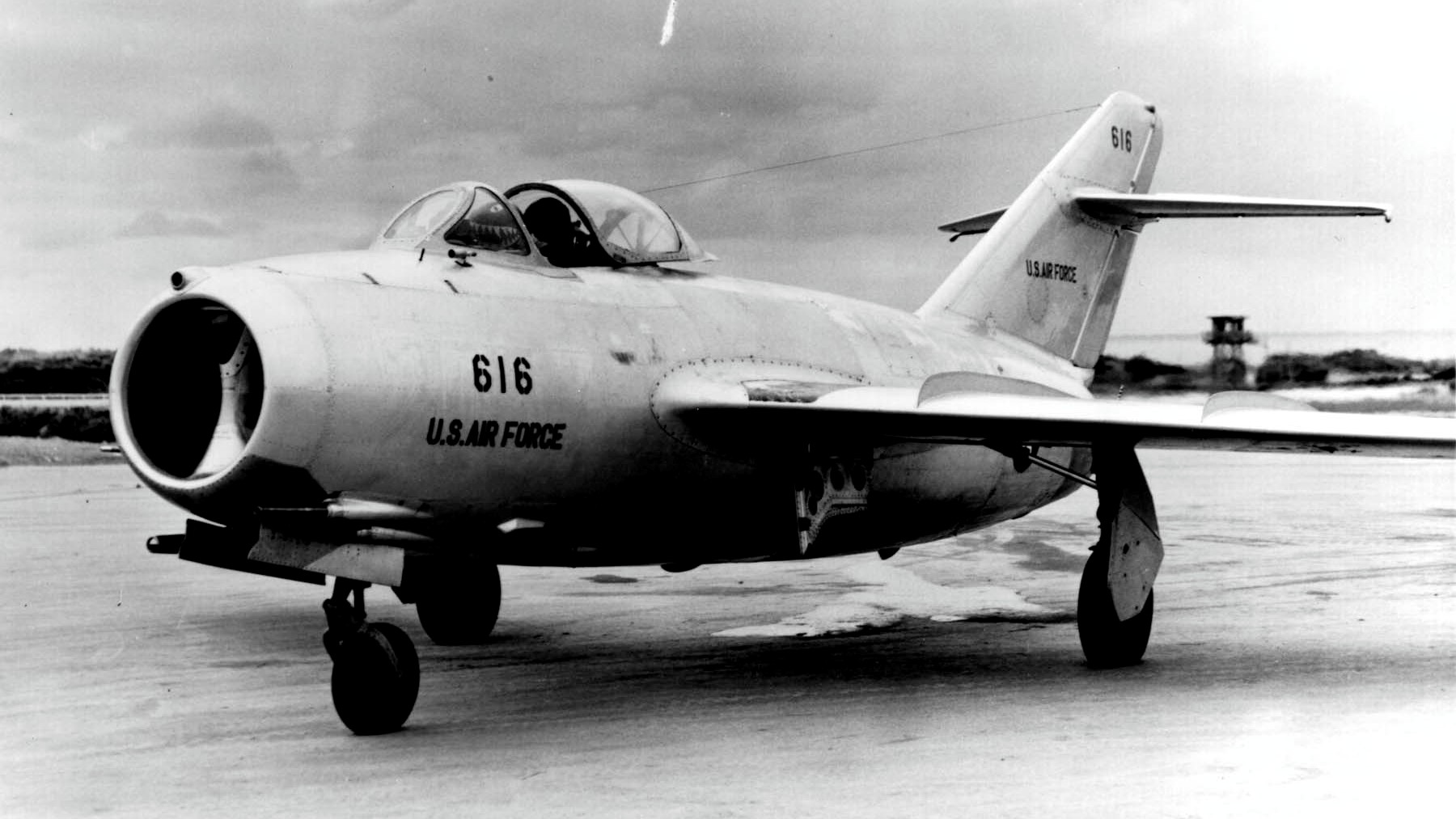 MiG-15 delivered by the defecting North Korean pilot No Kum-Sok to the US Air Force