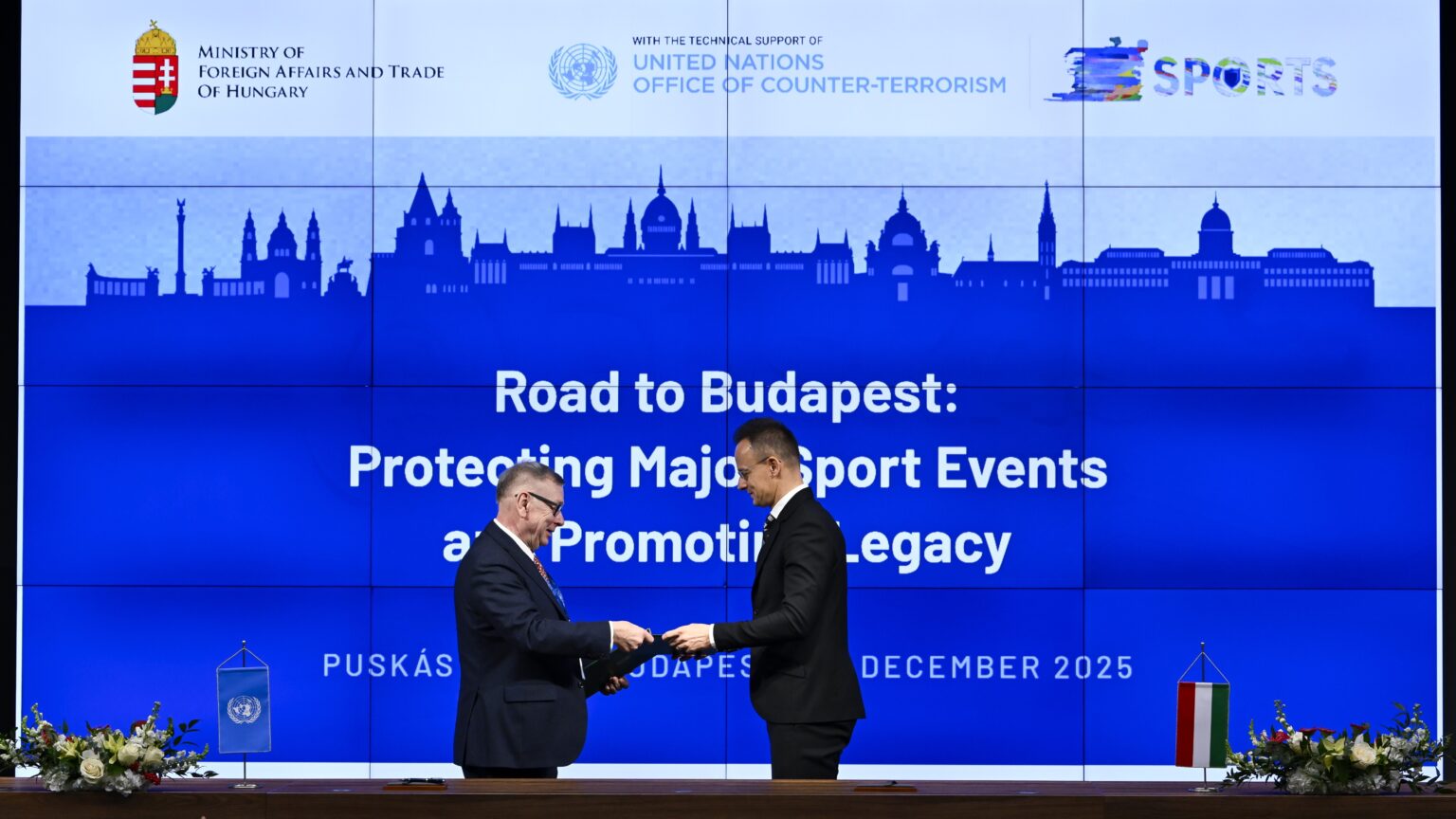 Hungary Partners with UN Counter-Terrorism Office on Sports Safety