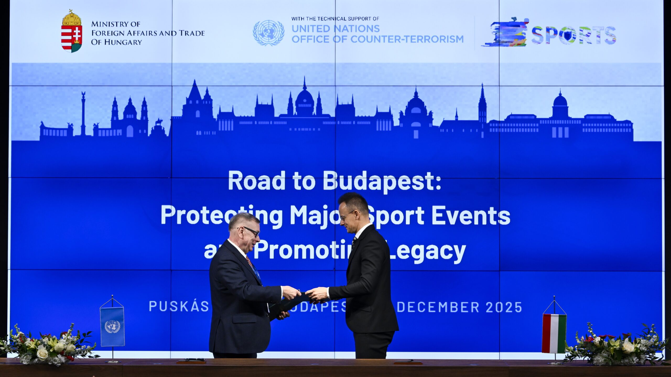 Hungary Partners with UN Counter-Terrorism Office on Sports Safety