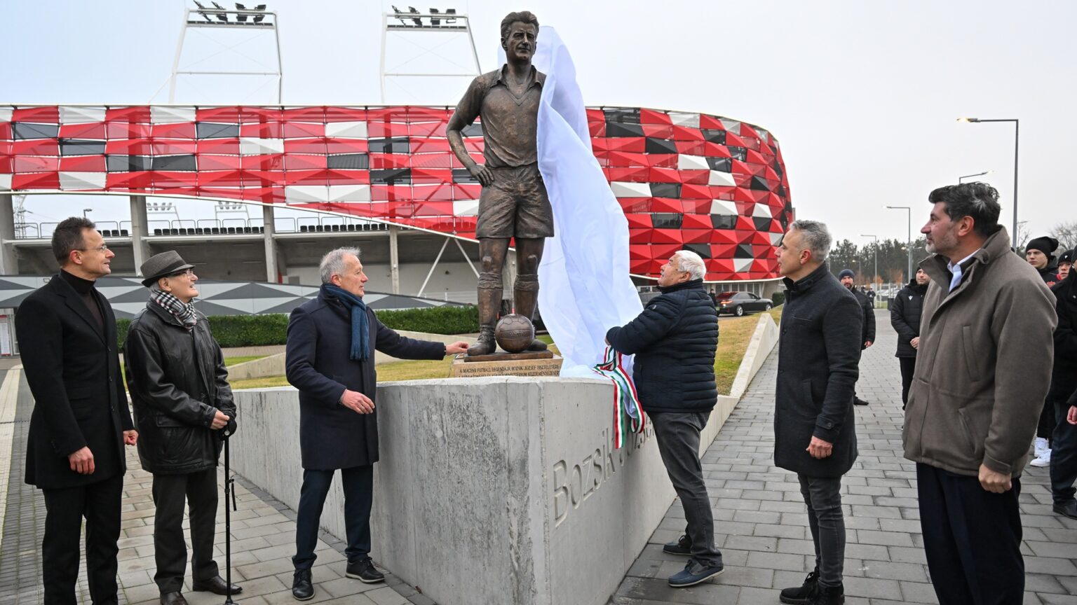 József Bozsik Statue Unveiled in Budapest