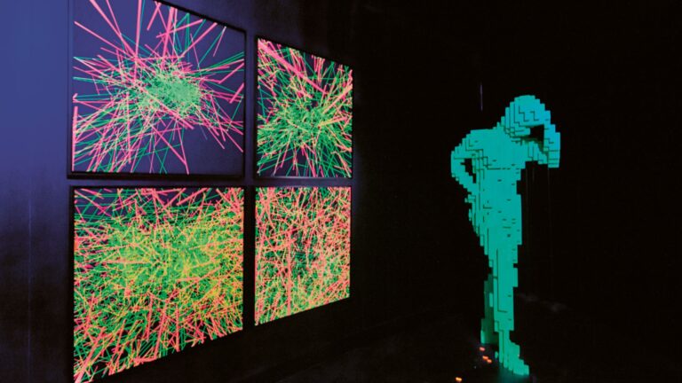 PIXELS – An Interactive Experience with the Creative Universe of AI, featuring Miguel Chevalier, Grand Palais Immersif, Paris, France, 5 November 2024