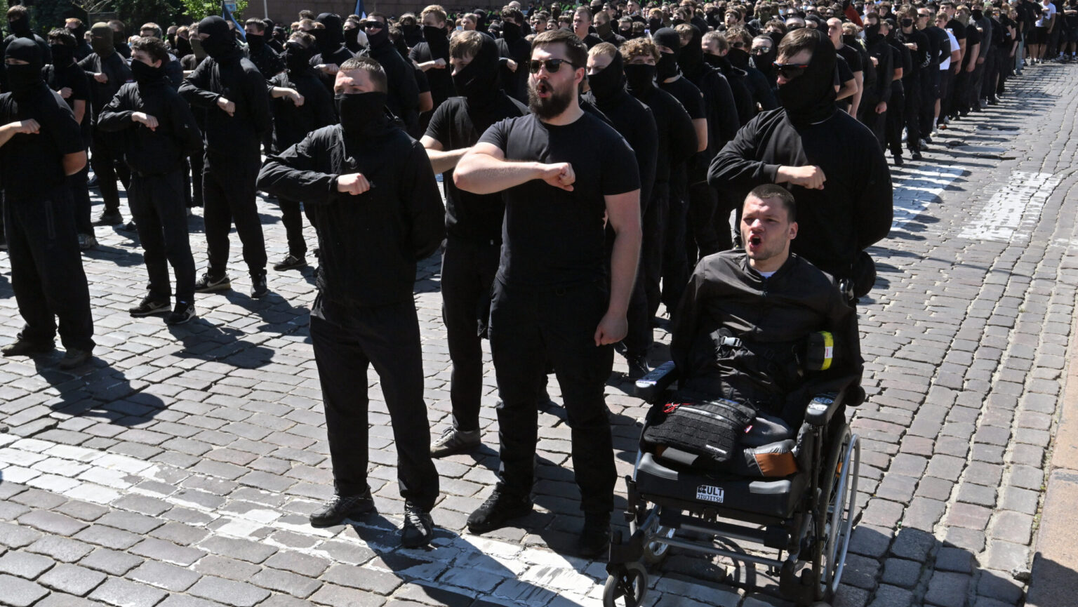 Nationalists Hail ‘Ukrainian Supremacy’ during Kyiv Pride Standoff
