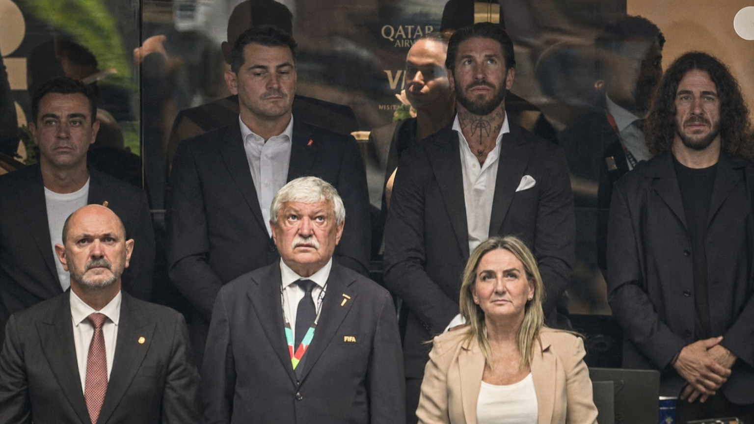 Hungarian FA Head Spotted with Spain Legends at World Cup Semi-Final 