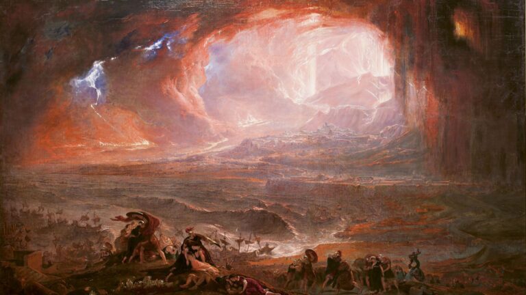 John Martin, The Destruction of Pompeii and Herculaneum (c. 1821). Tate Britain, London, UK