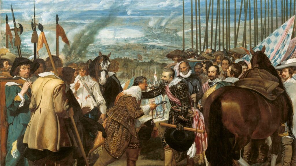 Diego Velázquez, The Surrender of Brea or “The Lances” (ca. 1635). Museo Nacional del Prado, Madrid, Spain