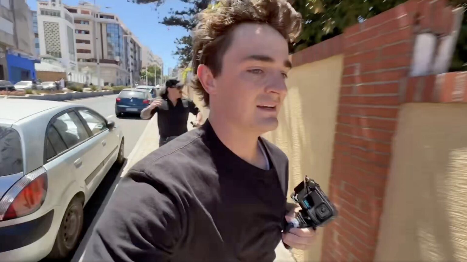 American Journalist Nick Shirley Chased by Knife-Wielding Migrant in Ceuta